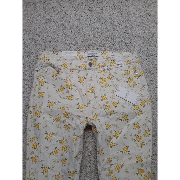 NWT Judy Blue Golden Meadow Floral Cottagecore Mid-Rise Skinny Fit 13/31 - Picture 4 of 9